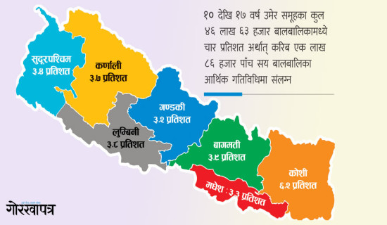 दुई लाख बालबालिका आर्थिक काममा