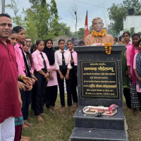 गठ्ठाघर दुर्घटना : प्रहरीद्वारा अश्रुग्यास प्रहार, यातायात ठप्प