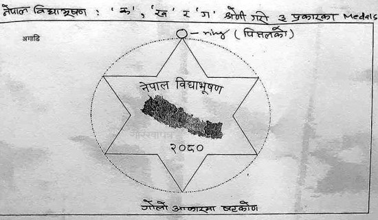 सर्वोत्कृष्टलाई प्रमाणपत्र थमाइँदै