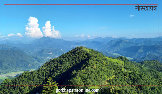 गलेखामकोटबाट देखिएको दृश्य