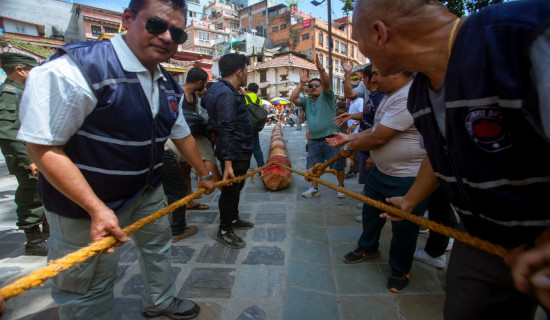 इन्द्रजात्राको रौनक सुरु