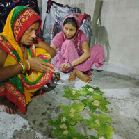 कांग्रेस नेता रामचन्द्र पौडेलद्वारा टीका ग्रहण