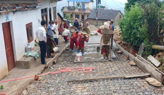 प्रधानमन्त्री रोजगार कार्यक्रम : सडक ढलानमा स्थानीयलाई अवसर