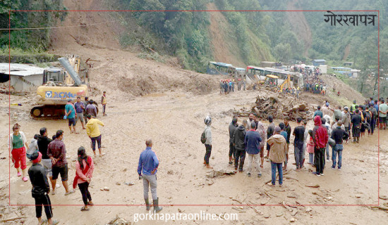 सडक विस्तारको कामप्रति उपप्रधानमन्त्री श्रेष्ठ असन्तुष्ट