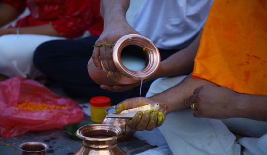 तर्पण पिण्डदानका साथ आज पितृपक्ष विधिवत् समापन हुँदै