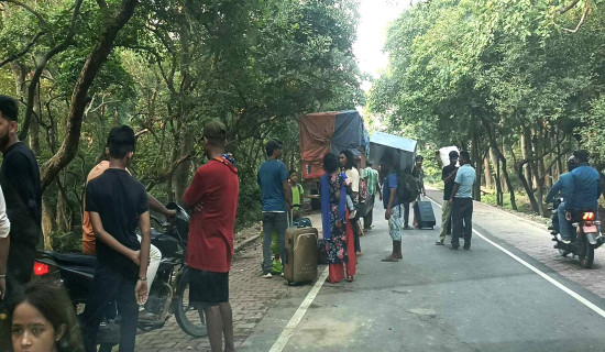 दोहोरी साँझमा आगलागी, ६० लाख बराबर क्षति