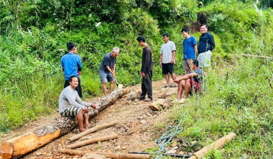 उपप्रधानमन्त्री श्रेष्ठद्वारा चक्रपथ सडक निरीक्षण