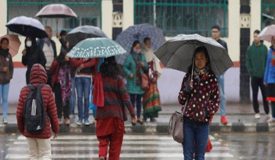 उपत्यकासहित देशका अधिकांश भागमा भारी वर्षा