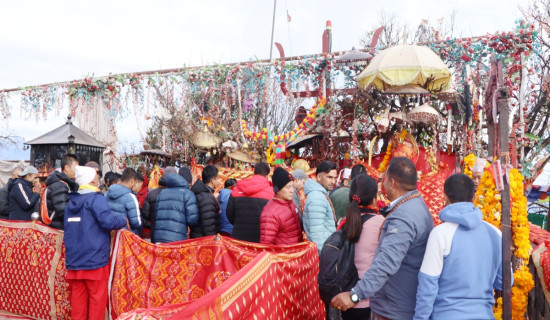 मेची राजमार्ग खुलेसँगै पाथीभरामा तीर्थयात्री वृद्धि