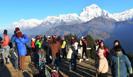 गाउँपालिकाको पर्यटकीय स्थलबाट एक करोड सत्ताइस लाख आम्दानी