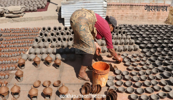 माटाका भाडा सुकाइँदै