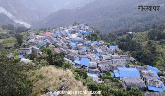 म्याग्दीको पर्यटकीय दोबा गाउँ