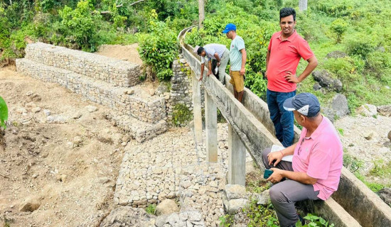 पर्यटन प्रवर्धन गर्न निर्माण गरिँदै ताल