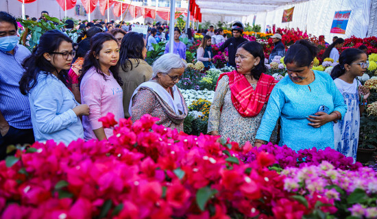 पुष्प मेलामा फूल किन्नेको भिड (फोटो फिचर)