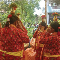 नेपालमा भारतका चित्रकार सञ्जय र सञ्जिदाको कला प्रदर्शनी