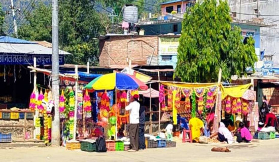 तिहारमा प्लाष्टिक मालाको बिक्री बढ्यो