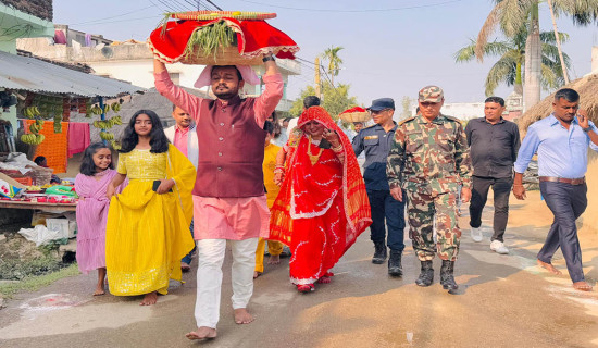 करेन्ट लागेर एक सैन्य अधिकारीको मृत्यु, एक घाइते