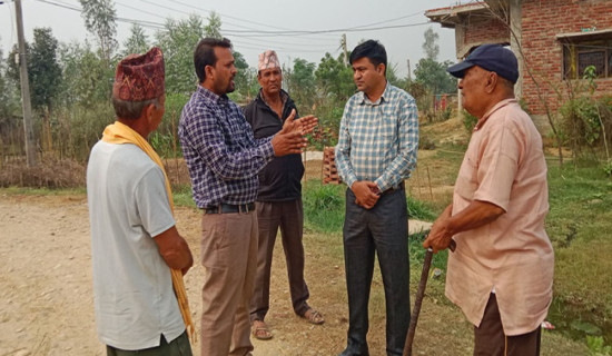 बाँकेमा योजनाको काम कार्यान्वयनमा