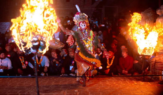 कात्तिक नाचमा प्रल्हाद उद्धार (फोटो फिचर)