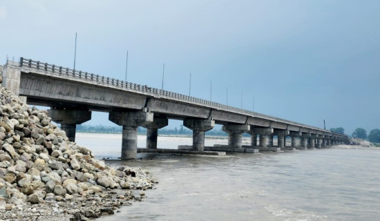 महाकाली पुल निर्माणको काम ९९ प्रतिशत सम्पन्न