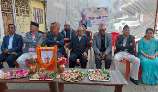 गाली गलौज संस्कृतिको अन्त्य गरौँ : उपाध्यक्ष ज्ञवाली