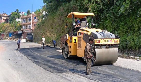 सिद्धार्थ राजमार्ग र तानसेन-तम्घास सडकको मर्मत