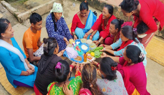 आमा समूहले सुरू गरे गर्भवती पोषण नाङ्लो कार्यक्रम