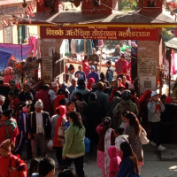 महायज्ञबाट सङ्कलित रकमबाट मन्दिर पुनःनिर्माण