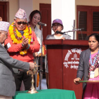 प्रधानमन्त्री ओलीद्वारा आफूले आधारभूत शिक्षा लिएको विद्यालयको भवन उद्घाटन