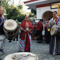 कुमाल समुदायले ‘माघे सङ्क्रान्ति’ पर्व गोलाघाटमा मनाउने