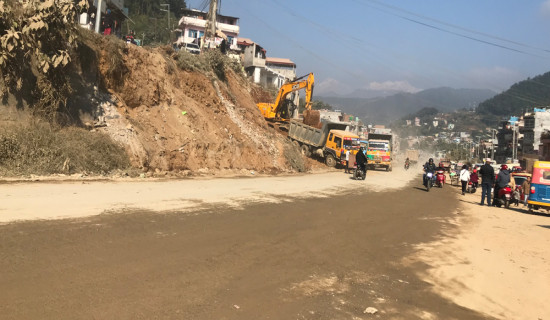 पृथ्वीराजमार्ग विस्तार : पश्चिम खण्डको एक वर्ष म्याद थप