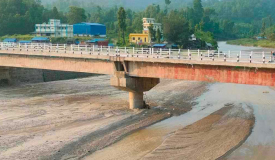 घोक्सिला खोलामा पक्की पुल निर्माण सुरु