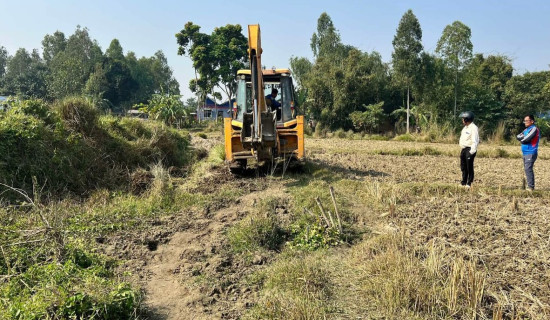 बुवाको स्मृतिमा खेल मैदान बनाउन जग्गा दान