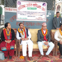 जानकी मन्दिरको झल्को दिने प्रवेशद्वार जलेश्वरमा