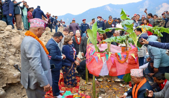 चिसापानी राजकाँडा केबलकारको शिलान्यास