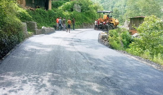 सुनखानी साङ्बा सडक कालोपत्रे