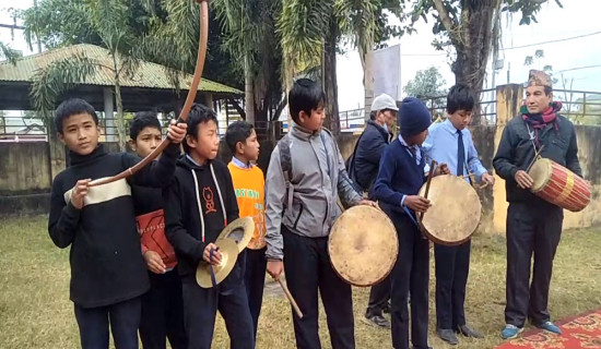 पुर्ख्याैली सिप संरक्षणमा विद्यार्थी