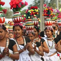 राष्ट्रपति पौडेलद्वारा नवकन्याको पूजा