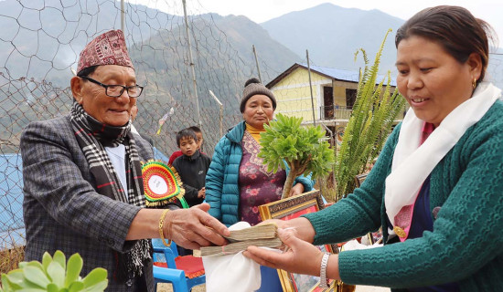 दुई जना समाजसेवीद्वारा अक्षयकोष स्थापना