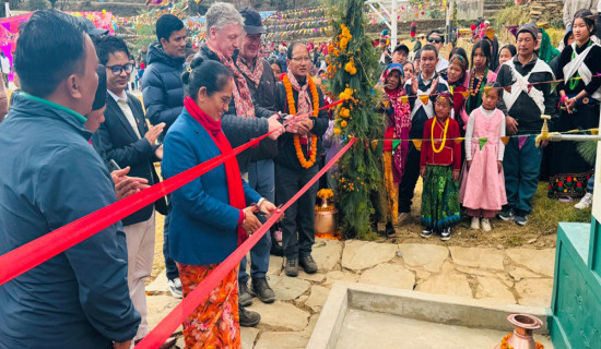 नेवाद्वारा बागलुङमा दुई वर्षमा एक हजार आठ सय १५ धारा जडान