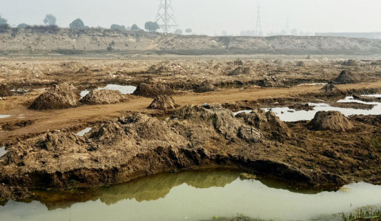 नदीजन्य पदार्थको अवैध उत्खनन बढ्दाे