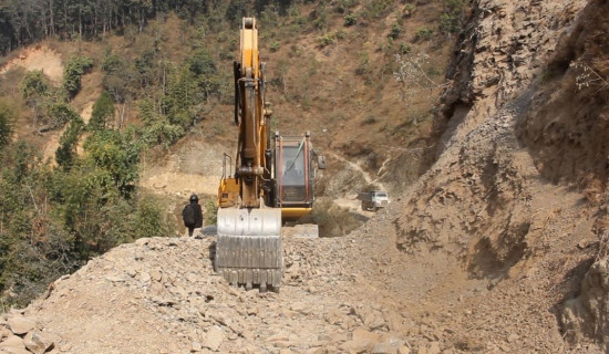 डोजरले पल्टाएको ढुङ्गा लागेर बालिकाको मृत्यु