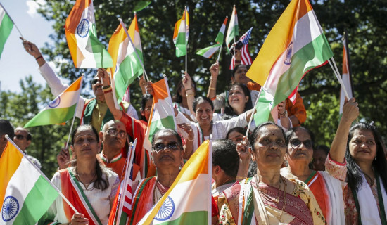 भारतमा ७६ औं स्वतन्त्रता दिवस मनाइँदै
