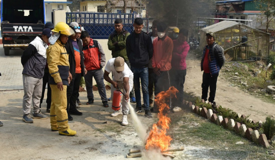 प्रहरीद्वारा समुदायमा खोज तथा उद्धार नमुना अभ्यास