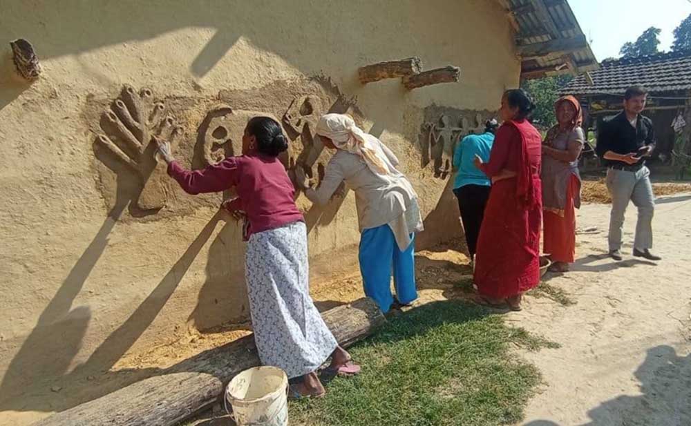 थारू लोककला जोगाउन कार्यशाला