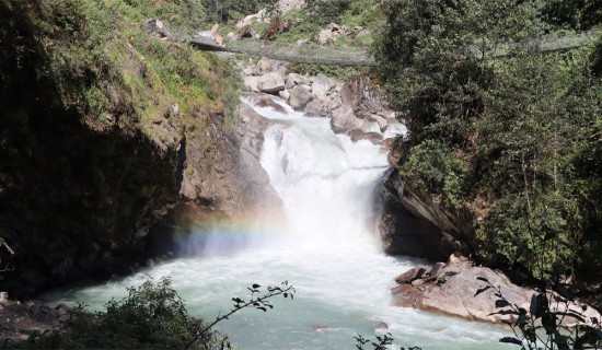 तमोर नदीको सुकेपानीमा बेलिब्रिज निर्माण सुरु