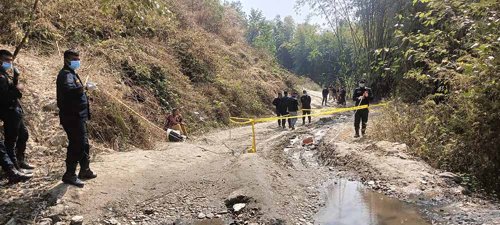 मृत फेला परेका युवकलाई ट्रकले ठक्कर दिएको पुष्टि, चालक पक्राउ