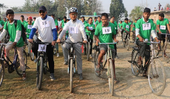 साइकल दौडमा सागर र एन्जिला पहिलो