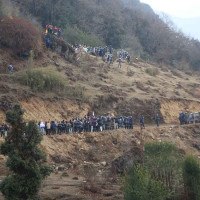 बस दुर्घटनामा २५ जना घाइते