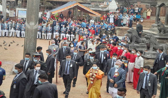 राष्ट्रपति विद्यादेवी भण्डारीद्वारा पाटनको कृष्ण मन्दिर दर्शन